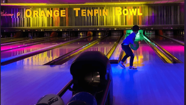 Orange Tenpin Bowl